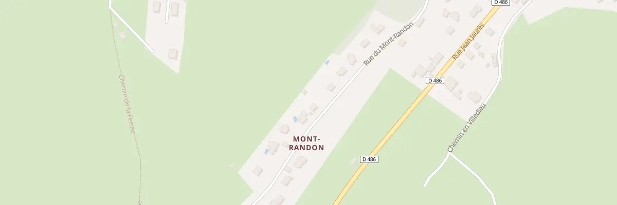 Plan du 28 Rue du Mont Randon à Lure
