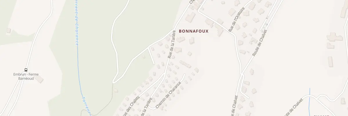 Plan du 7 Rte de la Tarriere à Embrun