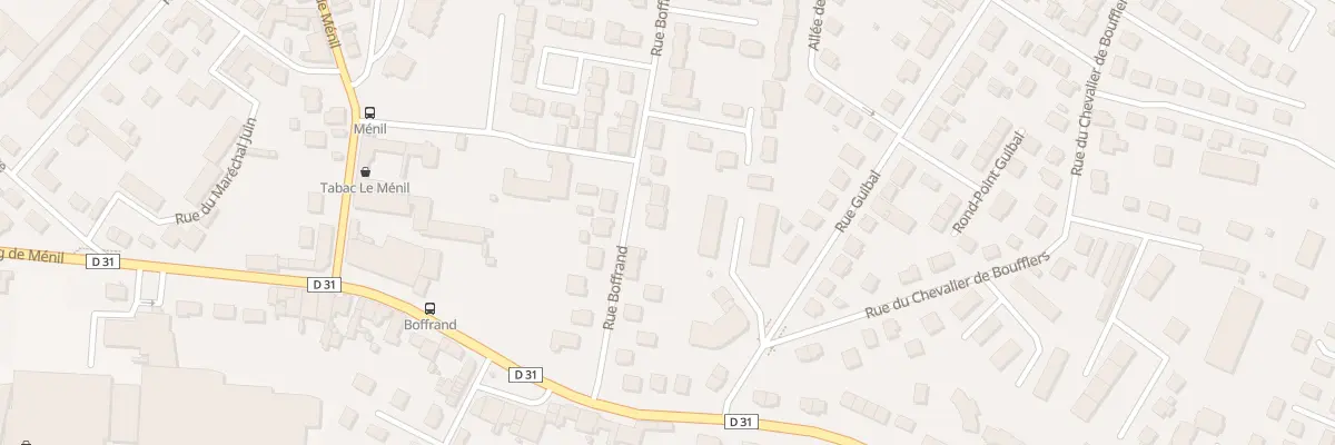 Plan du 23 Rue Boffrand à Lunéville