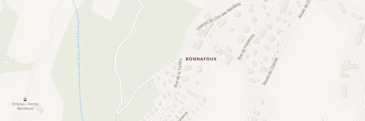 Plan du 6309 Les Bonnafoux à Embrun