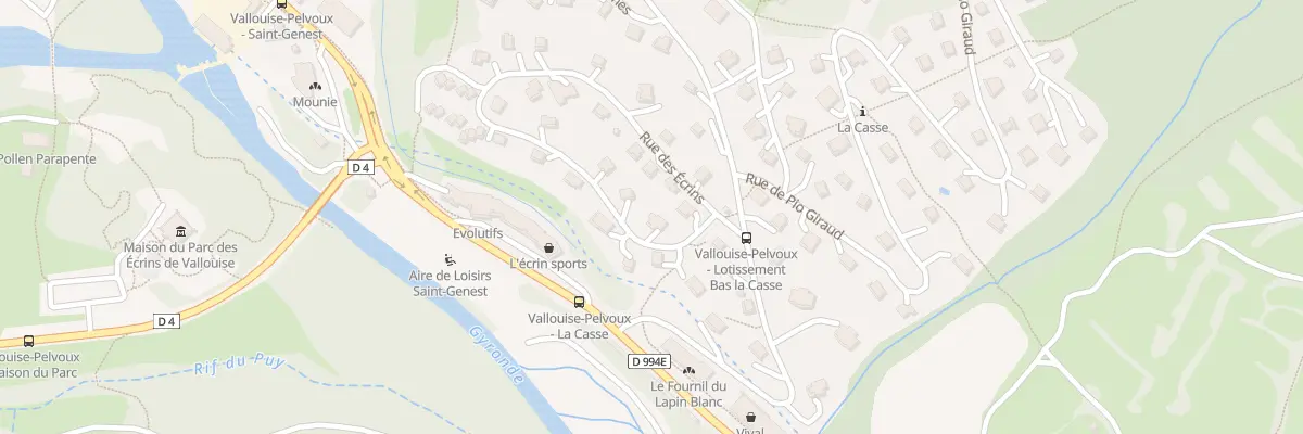 Plan du 447 Rue des Ecrins à Vallouise-Pelvoux