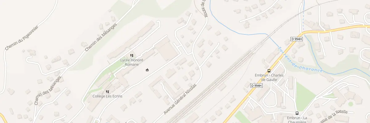 Plan du 3 Rte de Chalvet à Embrun