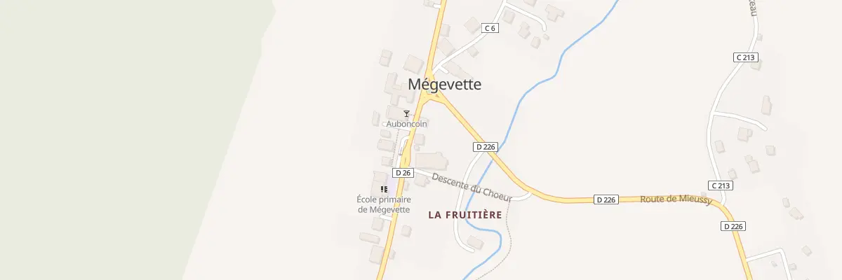 Plan du 5488 Megevette Nord à Mégevette