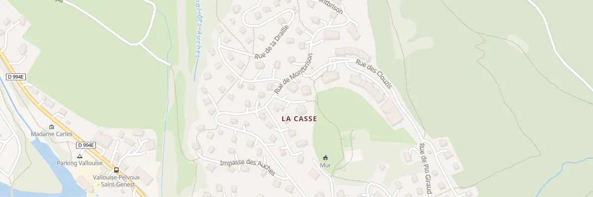 Plan du 802 Rue de Montbrison à Vallouise-Pelvoux