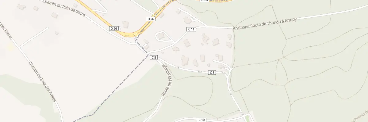 Plan de Bois de la Ville à Armoy