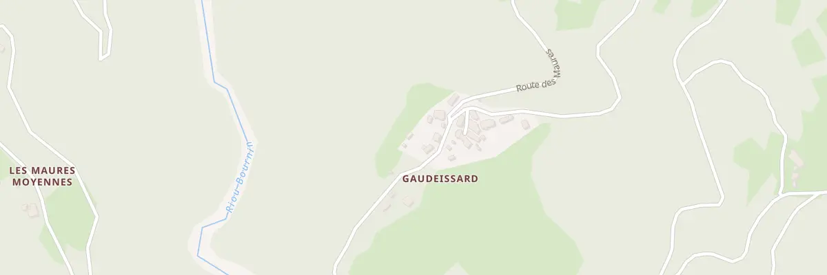 Plan du 7140 Gaudeissard à Méolans-Revel