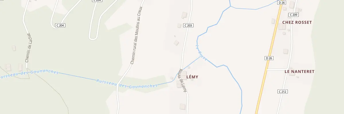 Plan du 443 Rte de Lemy à Mégevette