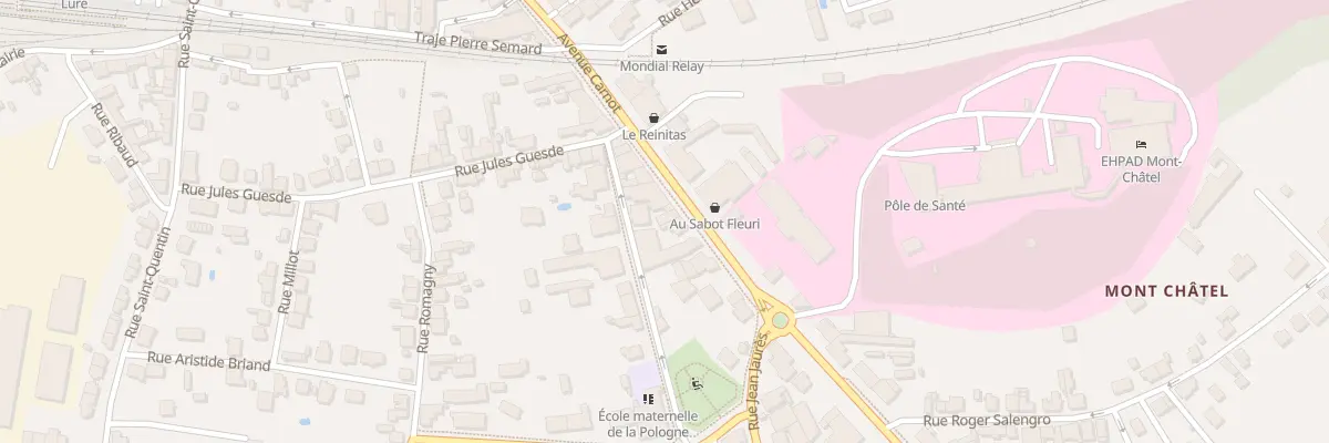 Plan du 34 Av Carnot à Lure