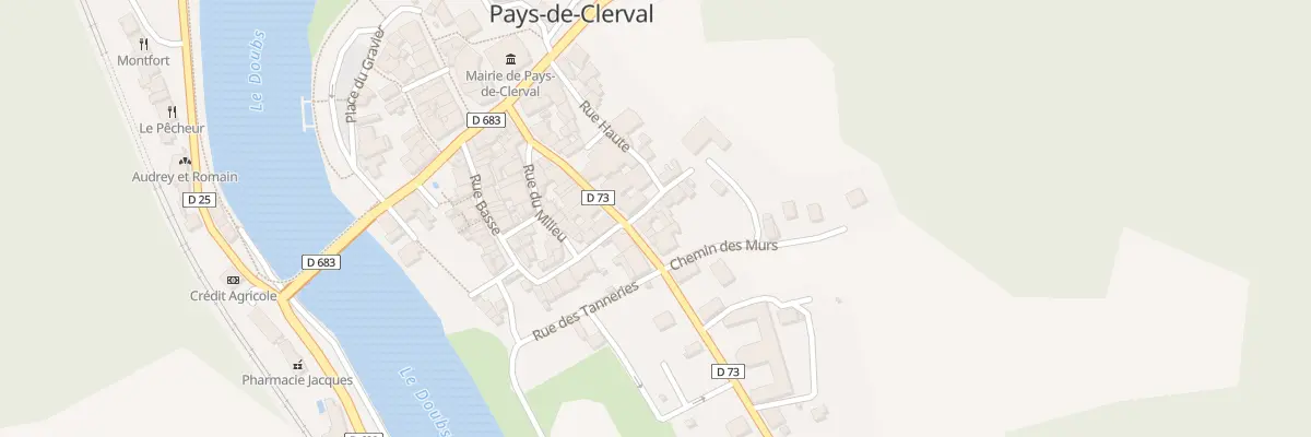 Plan du 2 Rue des Ursulines à Pays-de-Clerval