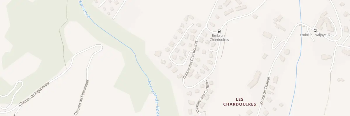 Plan du 6 Imp des Circes à Embrun