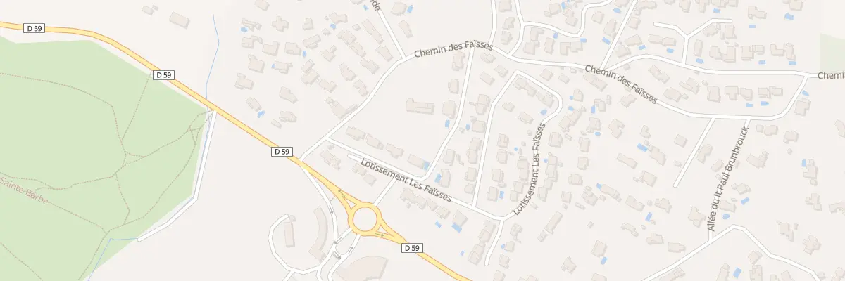 Plan du 96A Che des Faïsses à Draguignan