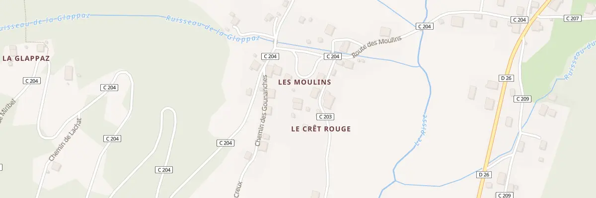 Plan du 733 Rte de Lemy à Mégevette