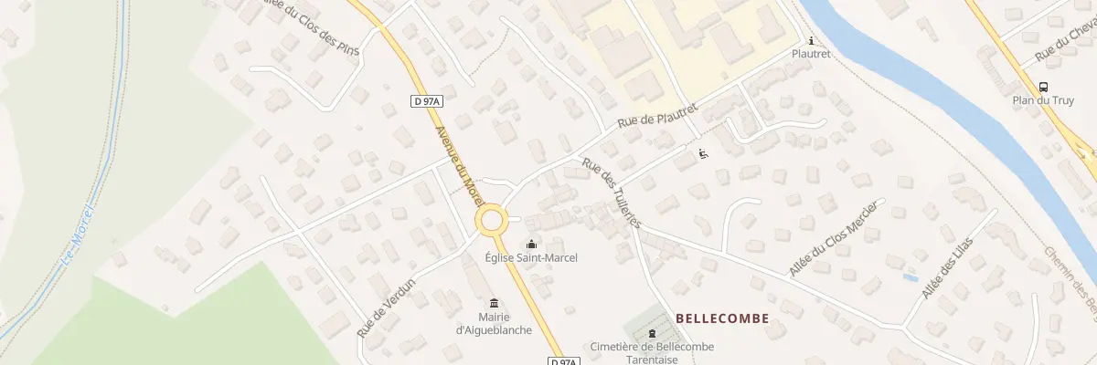 Plan du 224 Pl de la Saint Marcel à Grand-Aigueblanche