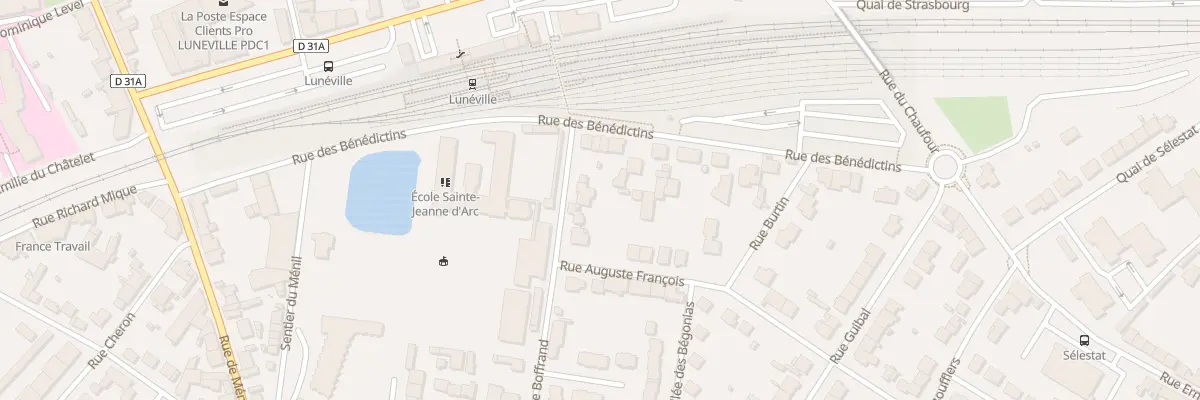 Plan du 3 Rue Boffrand à Lunéville