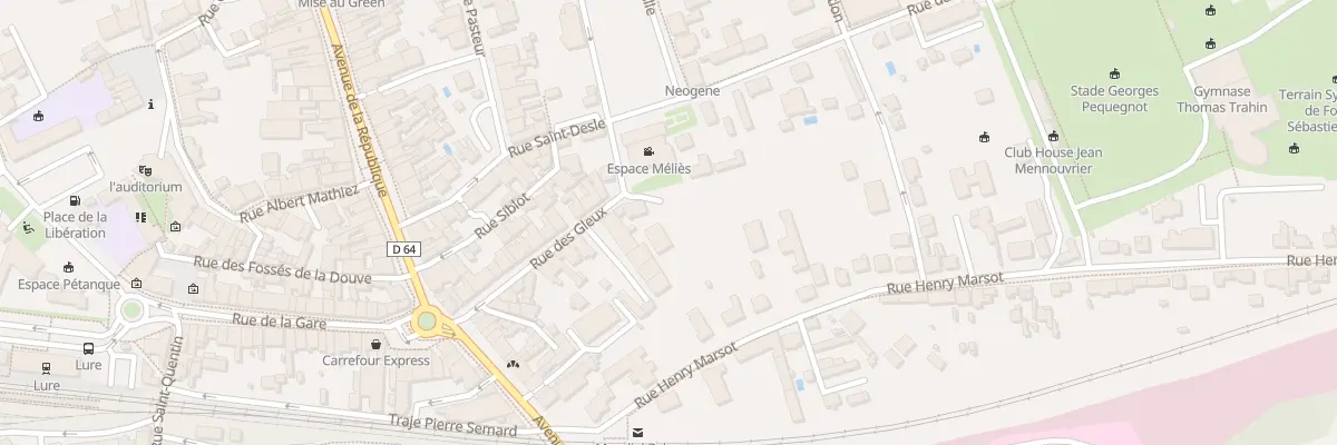 Plan du 16A Rue des Gleux à Lure