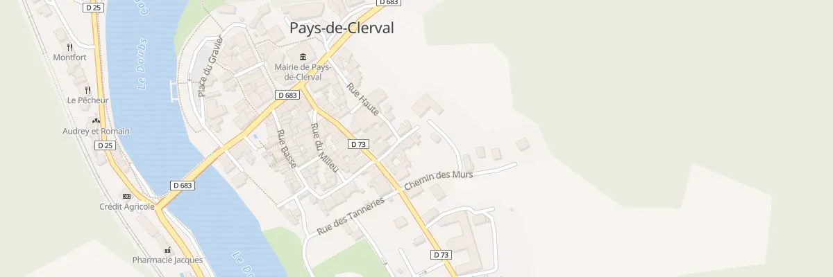 Plan du 10 Rue des Ursulines à Pays-de-Clerval
