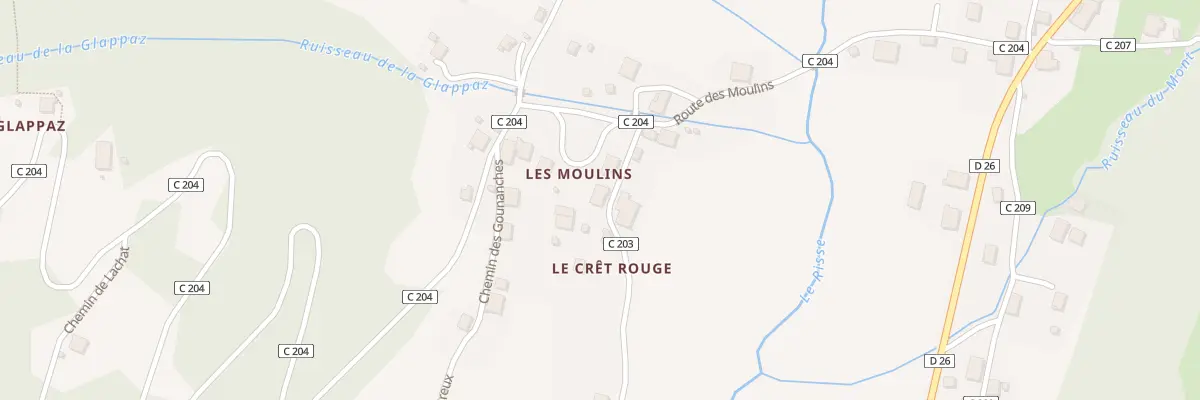 Plan du 735 Rte de Lemy à Mégevette