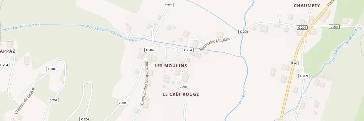 Plan du 769 Rte de Lemy à Mégevette