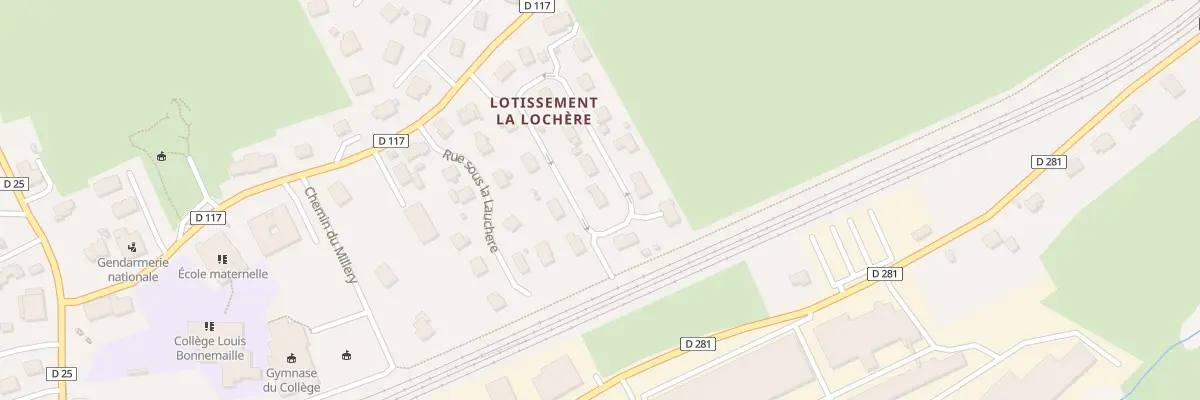 Plan du 8 Rue Georges Faivre à Pays-de-Clerval