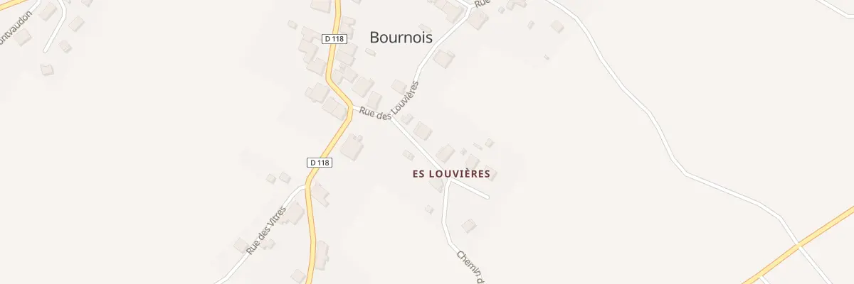 Plan du 5 Rue du Paradis à Bournois