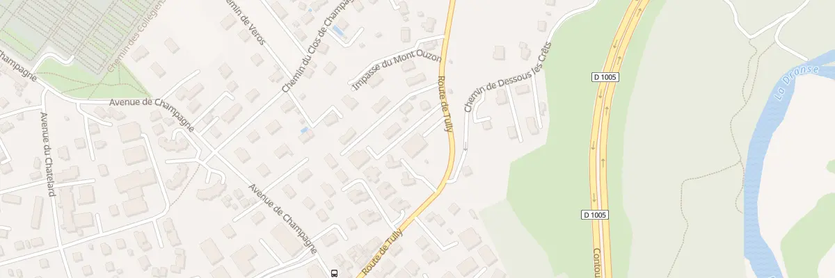 Plan du 82 Rte de Tully à Thonon-les-Bains