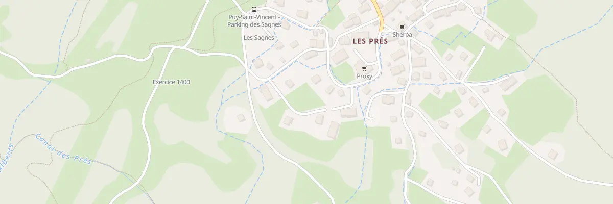 Plan du 65 Che des Sagnes à Puy-Saint-Vincent
