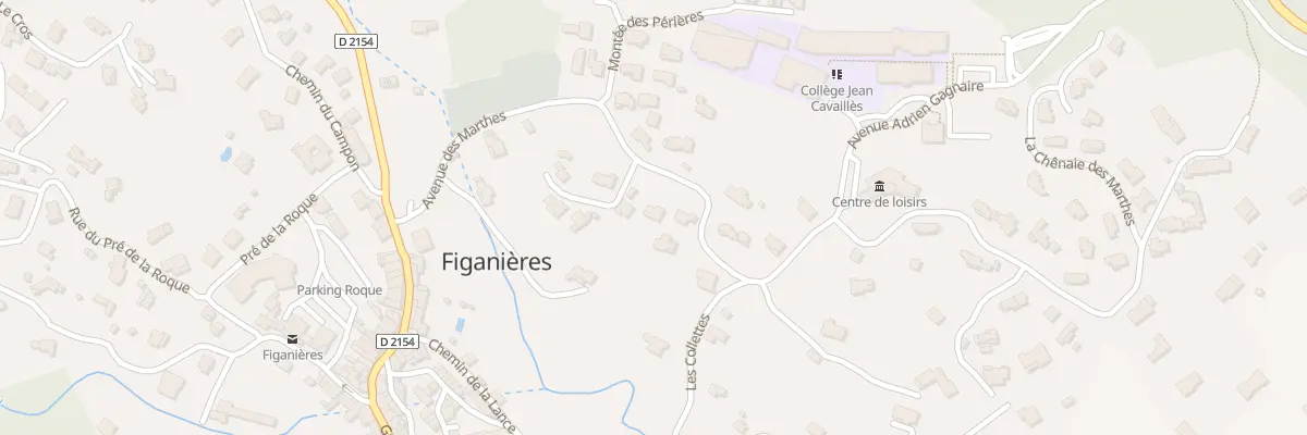Plan du 5197 Les Marthes à Figanières