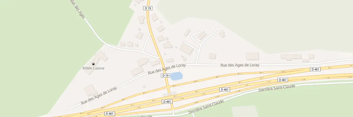 Plan du 71 Rue des Ages de Loray à Loray