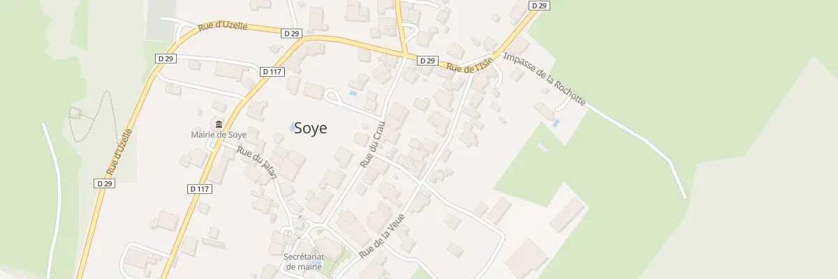 Plan du 7 Rue de la Veue à Soye