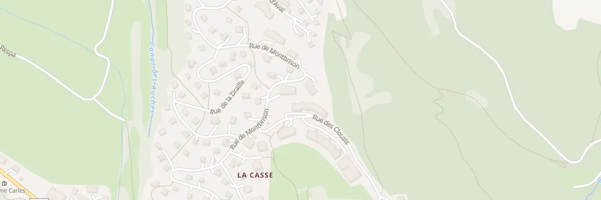 Plan du 870 Rue de Montbrison à Vallouise-Pelvoux
