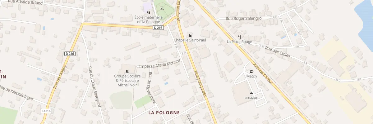 Plan du 8 Rue Jean Jaurès à Lure