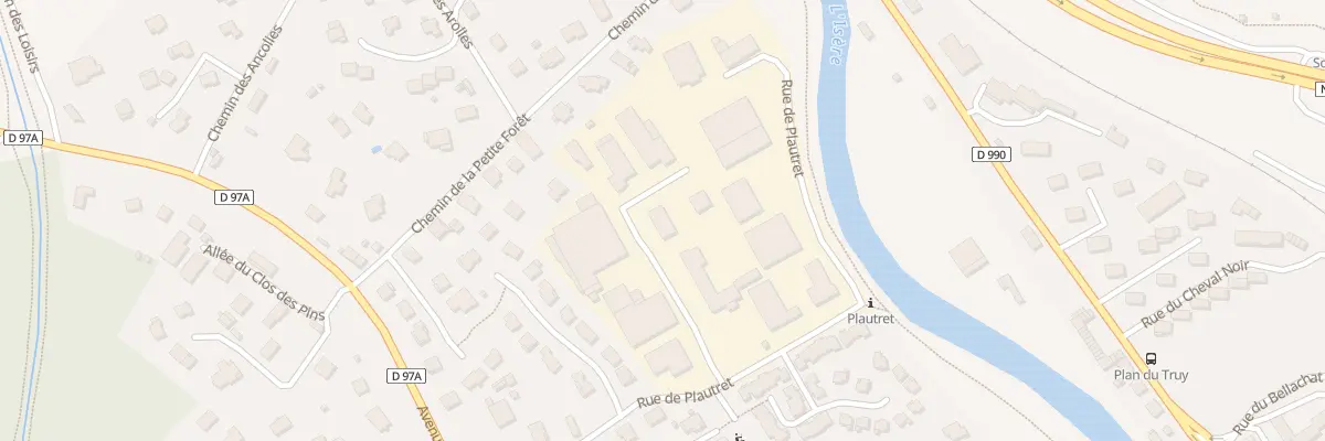 Plan du 110 All des Artisans à Grand-Aigueblanche
