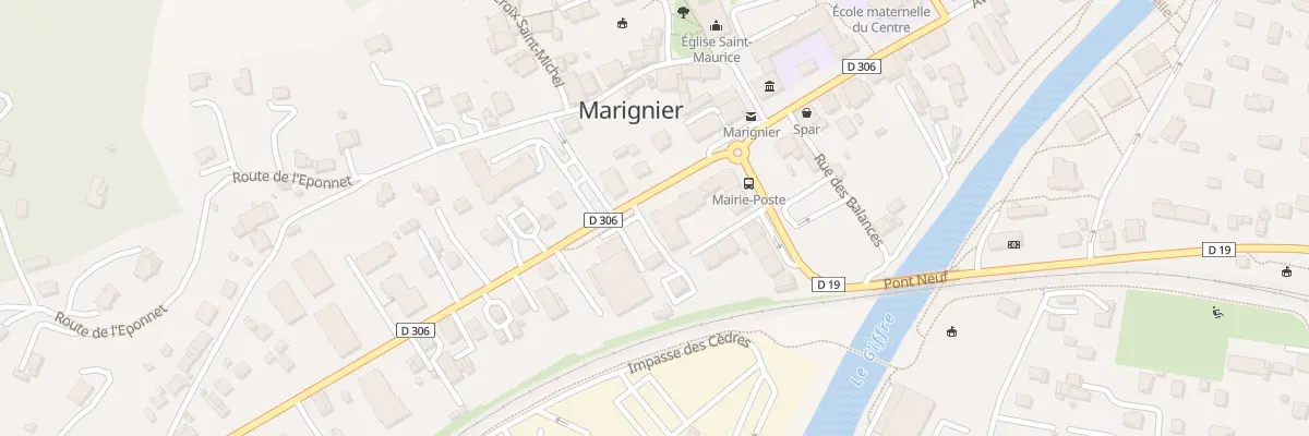 Plan du 85 Av de la Plaine à Marignier