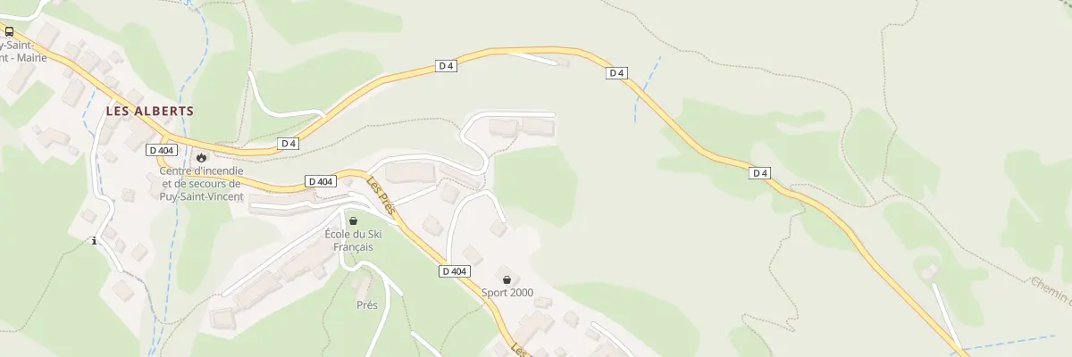 Plan du 251 Rte des Prés à Puy-Saint-Vincent