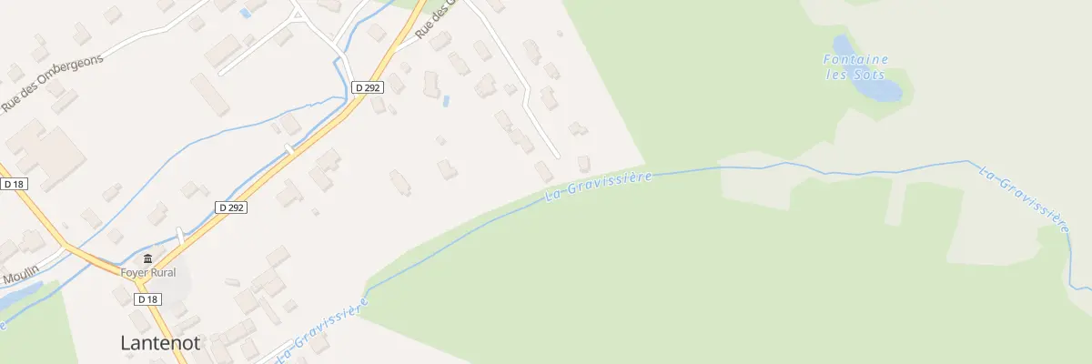 Plan du 14 Imp des Graviers à Lantenot