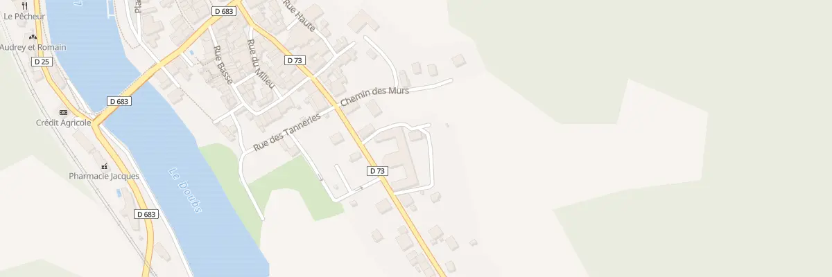Plan du 27B Rue de la Porte de Chaux à Pays-de-Clerval