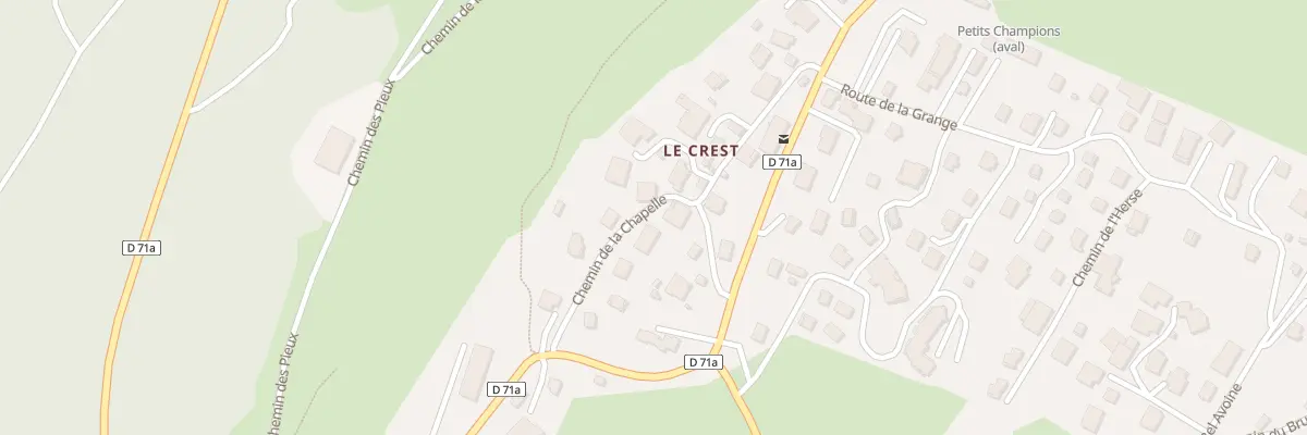 Plan du 155 Che de la Chapelle à Crest-Voland