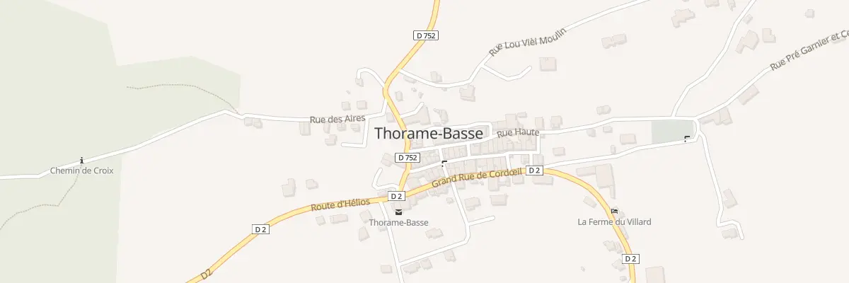 Plan du 5148 Le Village à Thorame-Basse