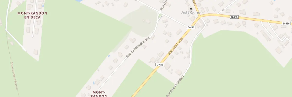 Plan du 9 Rue du Mont Randon à Lure