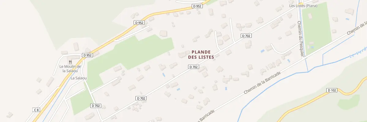 Plan du 7134 Plan des Listes à Castellane