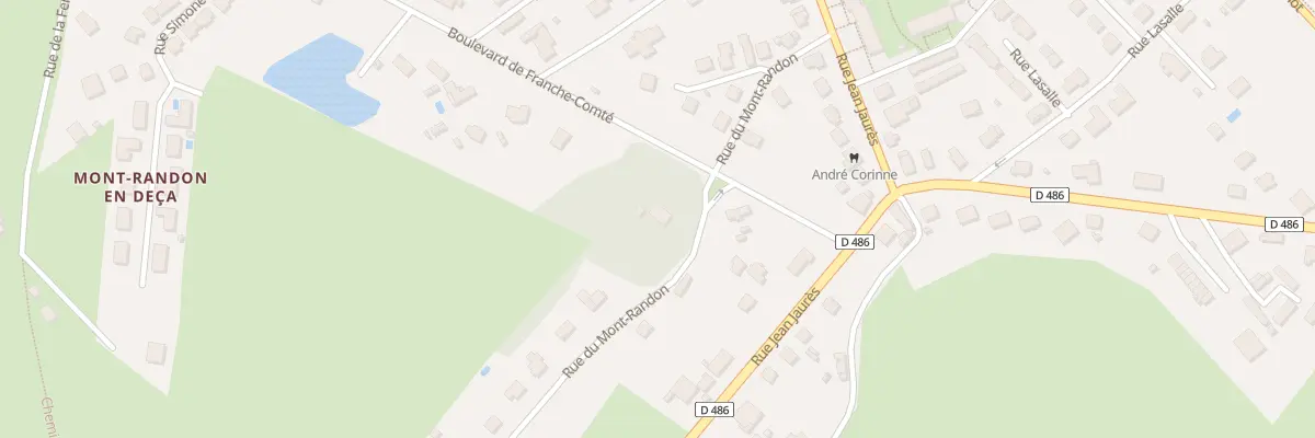 Plan du 18 Rue du Mont Randon à Lure