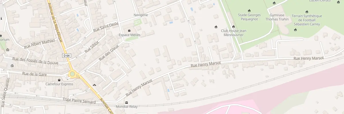 Plan du 13 Rue Henry Marsot à Lure