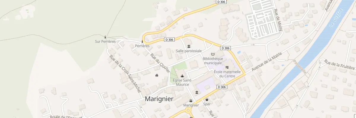 Plan du 41 Rue du Patronage à Marignier