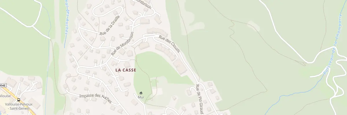 Plan du 50 Rue des Clouzis à Vallouise-Pelvoux
