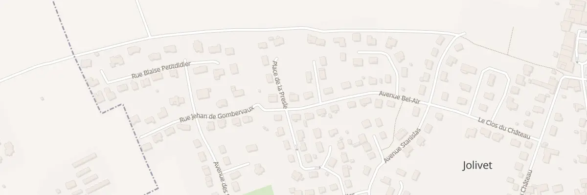 Plan du 12 Av Bel Air à Jolivet