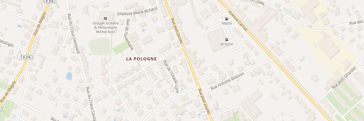 Plan du 22 Rue Jean Jaurès à Lure
