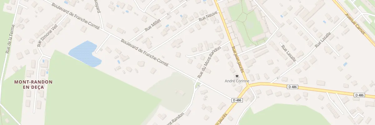 Plan du 12 Rue du Mont Randon à Lure