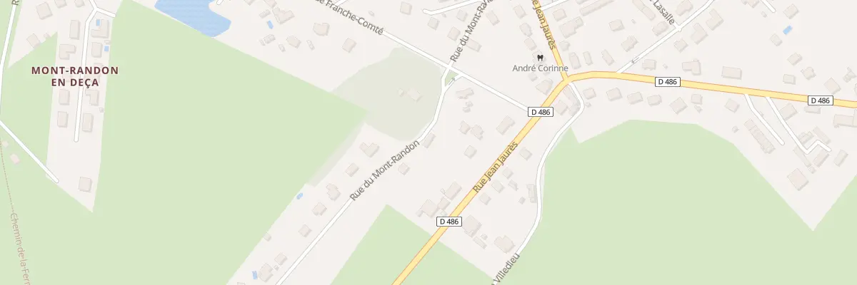 Plan du 5 Rue du Mont Randon à Lure