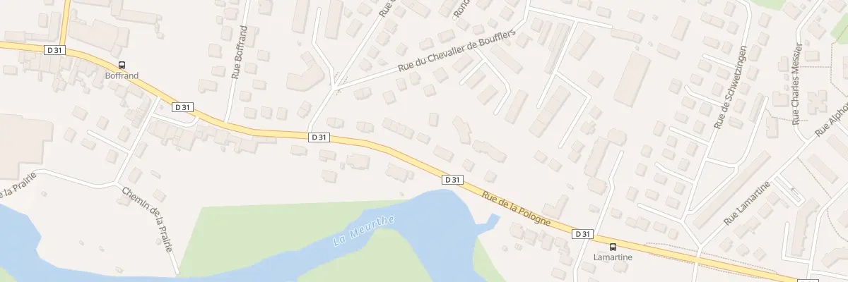 Plan du 19 Rue de la Pologne à Lunéville