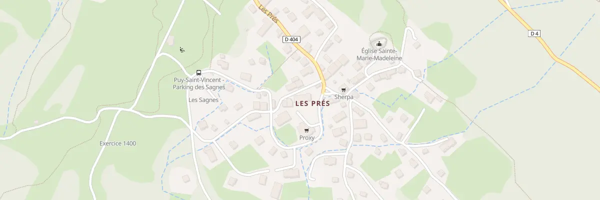 Plan du 36 Che des Prés à Puy-Saint-Vincent